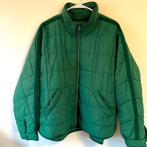 Green free people pippa packable puffer